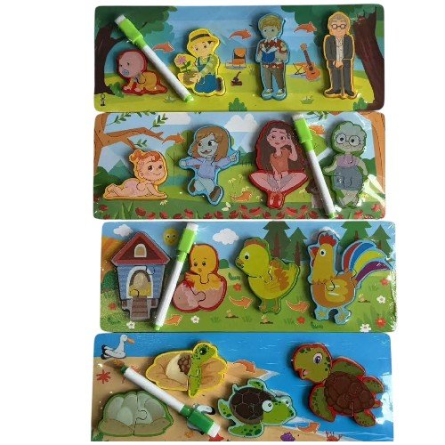 Puzzle secuencia de crecimiento y pizarra interactiva. 1PZA por mayor en Chile
