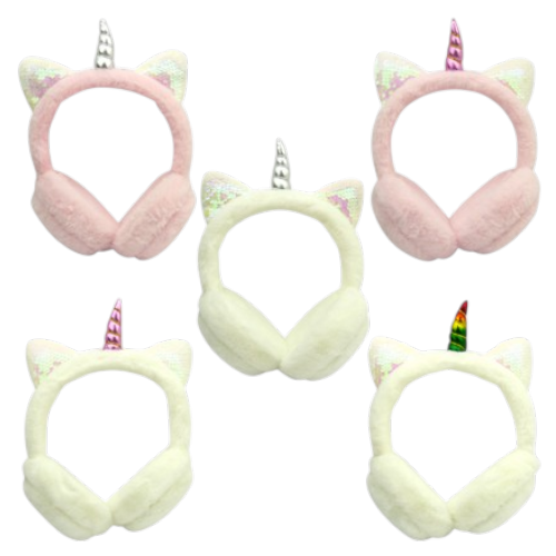 Audifonos para niños con cable orejas de gato, con luz, vincha, diseño de peluche. mayorista — imagen 3