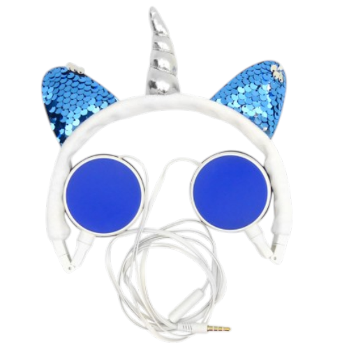 Audifonos para niños con cable de vincha unicornio 3.5mm, modelo dmz-11 mayorista — imagen 3