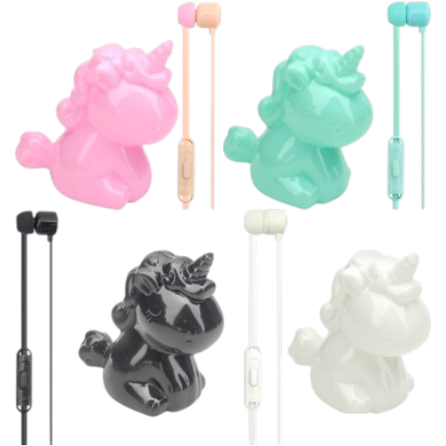 Audifono para niños con cable, unicornio, tuk t-308, 4 colores. en caja. mayorista — imagen 2