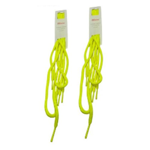 CORDONES REDONDOS AMARILLOS FLUORESCENTE 1 PAR por mayor en Chile