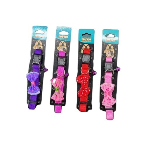 Collares de Nylon con Moño y Cascabel para Gatos 1.0 1 PZA por mayor en Chile
