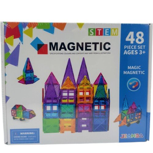 Juego Bloques Magnéticos 48 Pcs 48PZAS por mayor en Chile