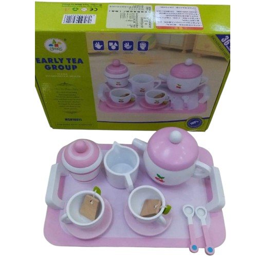 Juguetes De Cocina Madera Juego De Tazas Té Café Para Niñas 1PZA por mayor en Chile