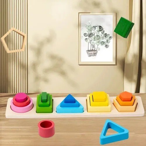 Juegos De Columnas De Muqi: Colorido Y Educativo Para Niños 1PZA por mayor en Chile