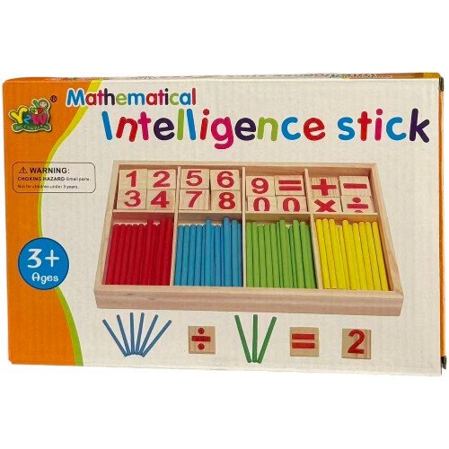 Juego Didactico De Encaje En Madera Numeros Y Figuras 1PZA por mayor en Chile