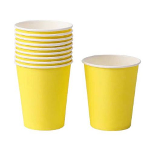 VASOS DE PAPEL AMARILLOS 10 PZA por mayor en Chile