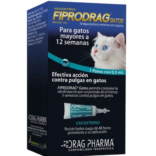 Fiprodrag Pipeta Antipulgas  0,5 Ml Gatos por mayor en Chile