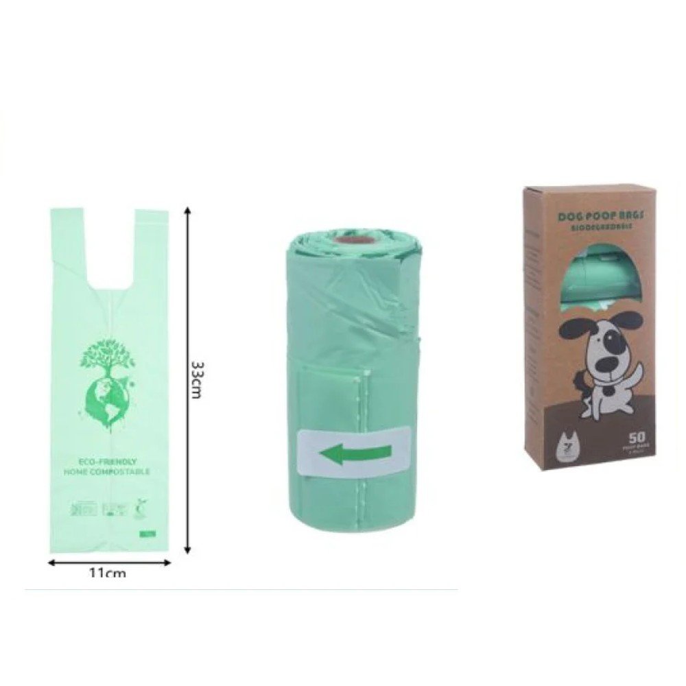 BOLSA BIODEGRADABLE 50 PZA-33 X 11 CM por mayor en Chile