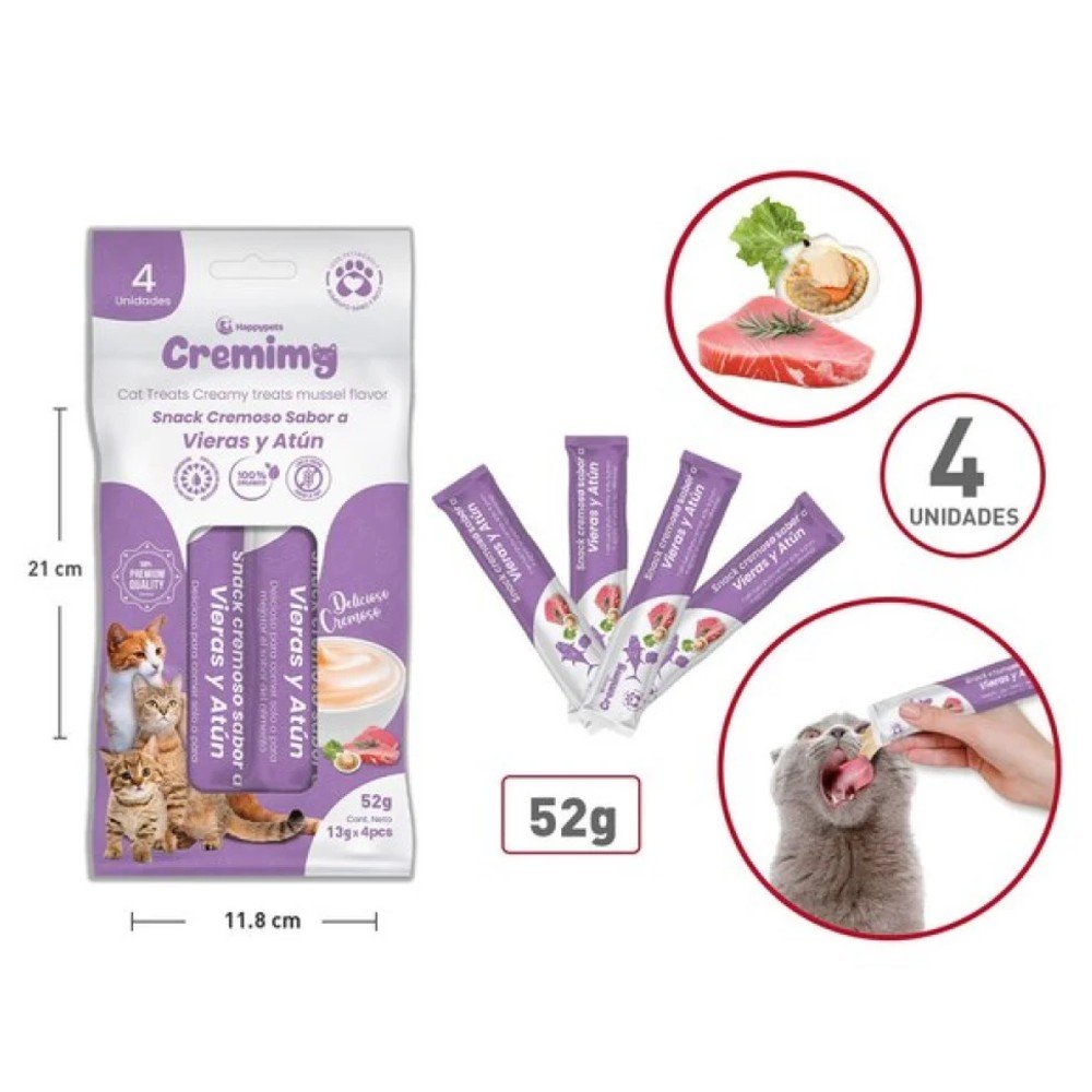CREMIMY SABOR VIERAS Y ATUN 52gr 52 gr por mayor en Chile