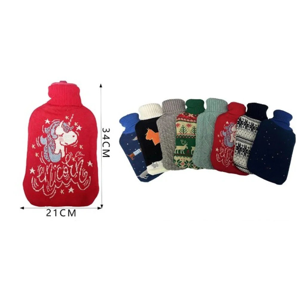 Bolsa de agua caliente con mangas de lana (2000 ml) 2000ml por mayor en Chile
