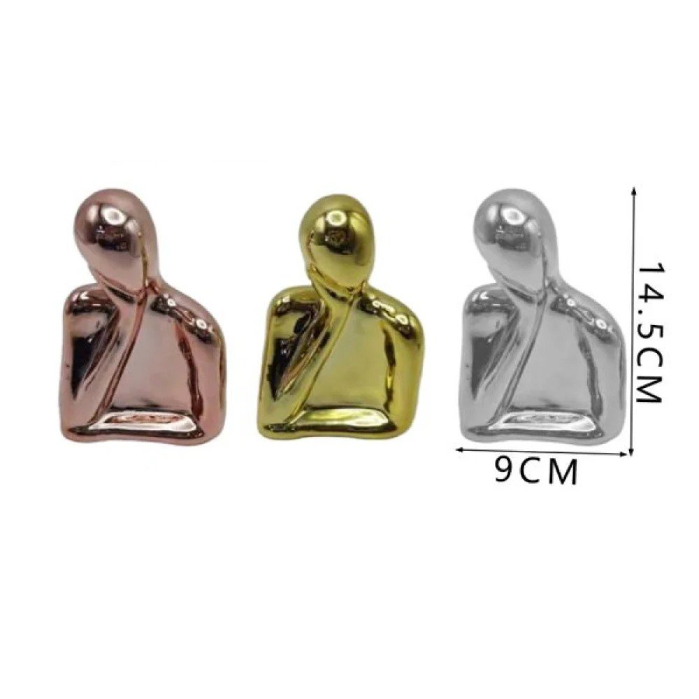 Artesanía de cerámica / Oro. plata y oro rosa 9 X 14,5 CM por mayor en Chile