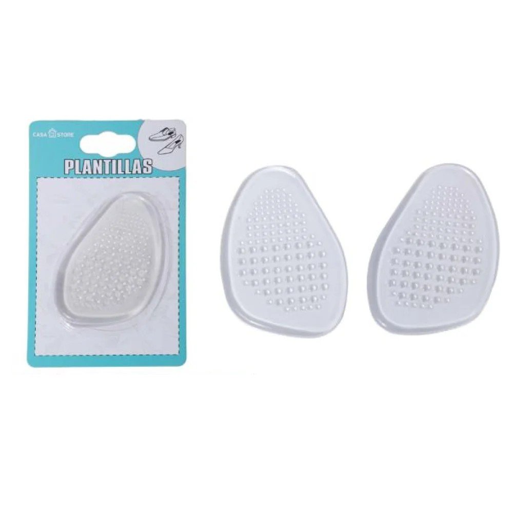 Almohadilla/plantilla de zapato transparente de PU para el antepié. Talla única. 1 Pza por mayor en Chile