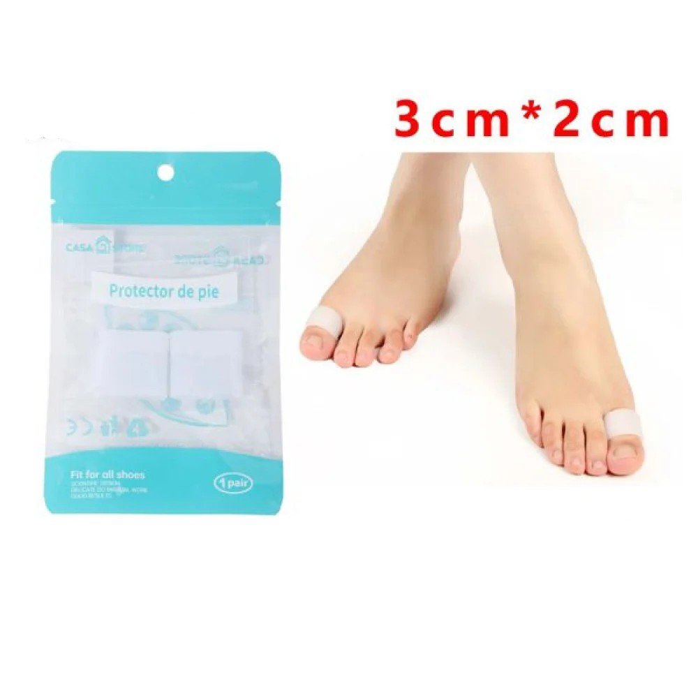 Manga para dedo de doble pasada (blanco cremoso)/Talla de plantilla: Talla única 3 X 2 CM por mayor en Chile