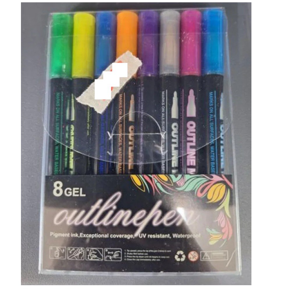 MARCADORES TINTA GEL 8 PZA por mayor en Chile
