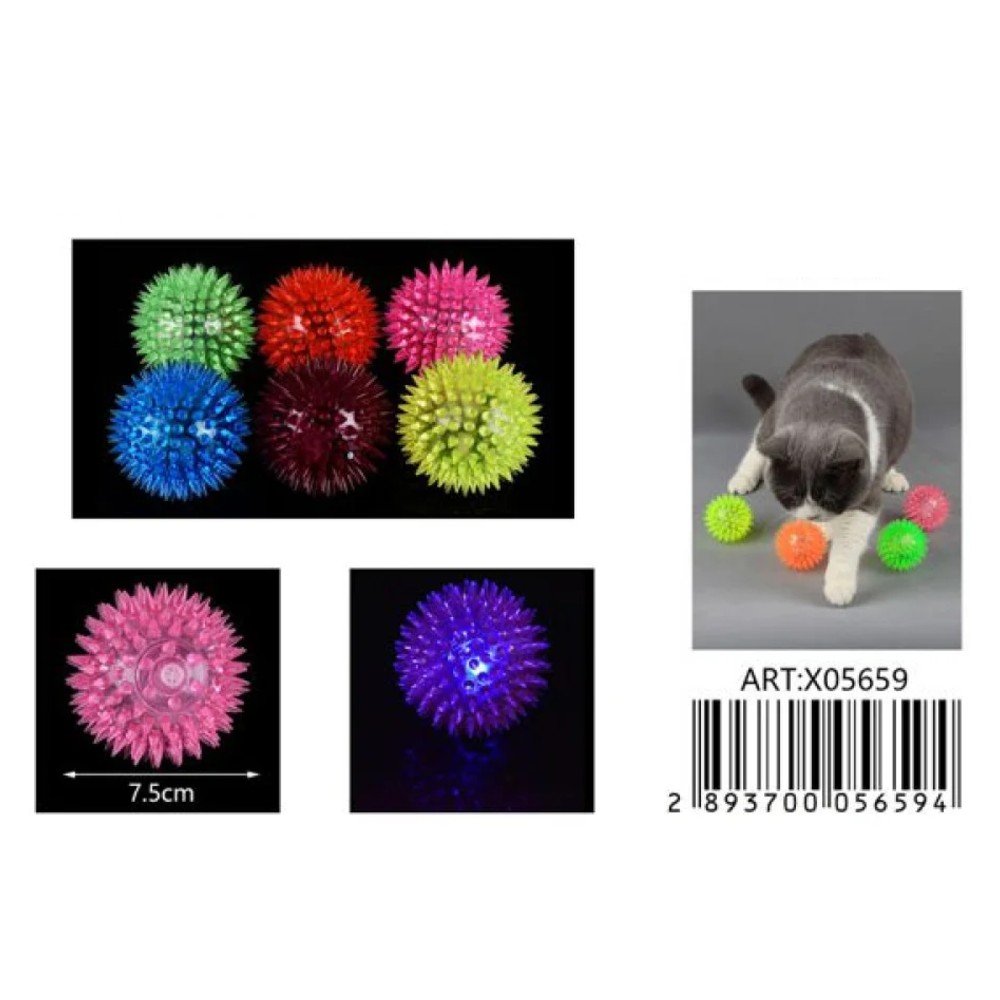 pelota con luz para perro 7.5cm por mayor en Chile