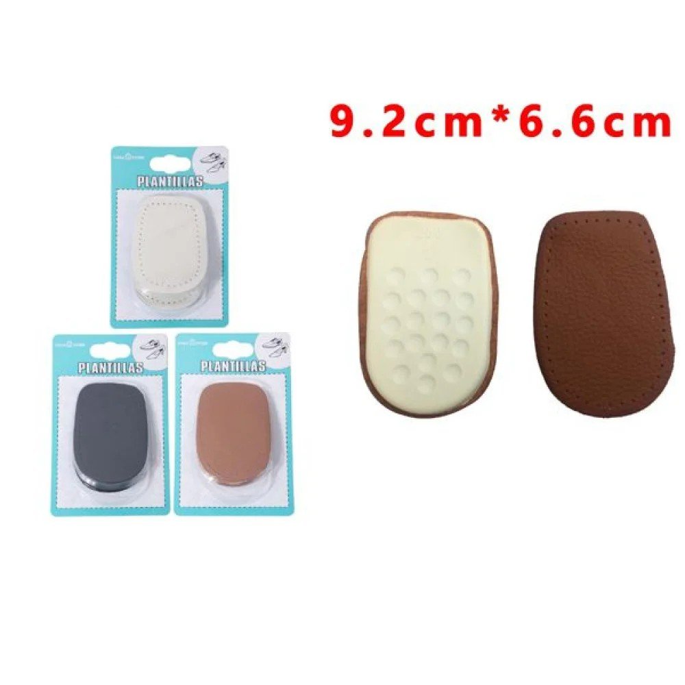 Plantilla/almohadilla para talón de piel de vaca Talla: Talla única 9,2 X 6,6 CM por mayor en Chile