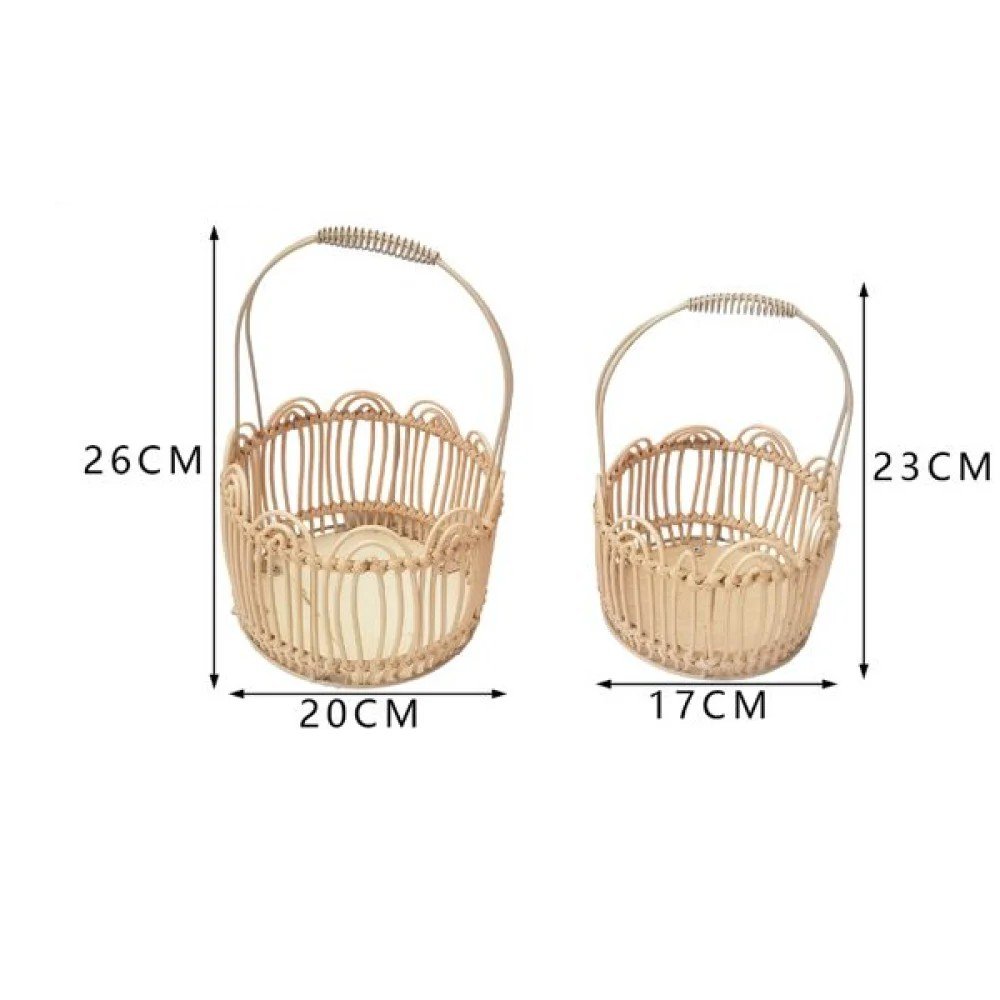 Cesta de 6,5 x 6,5 x 2 LG 26X20-17X23 CM por mayor en Chile