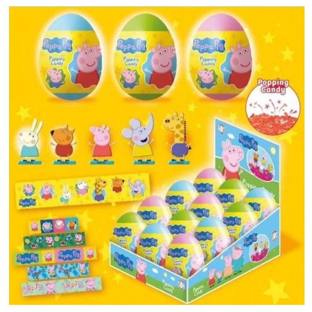 HUEVOS SORPRESA PEPPA PIG 12 PZA por mayor en Chile