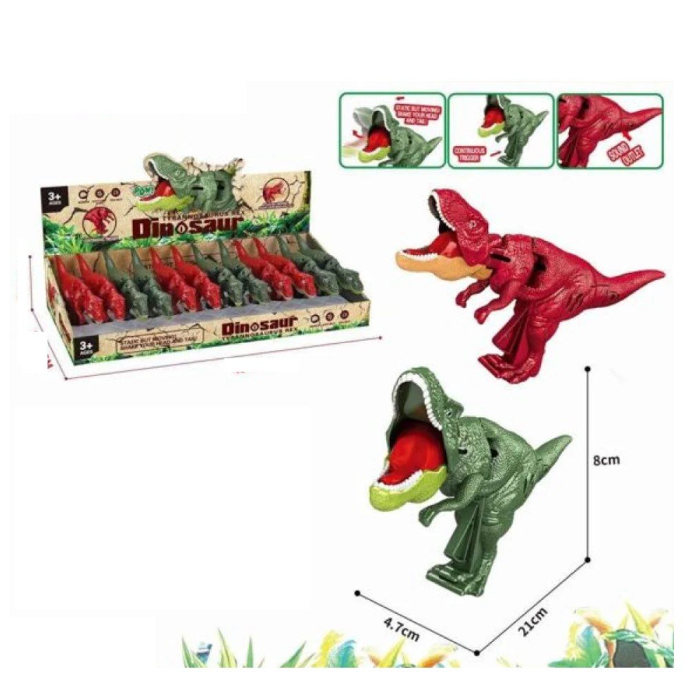 SET DINOSAURIO 12 PZA-4,7 X 21 X 8 CM por mayor en Chile