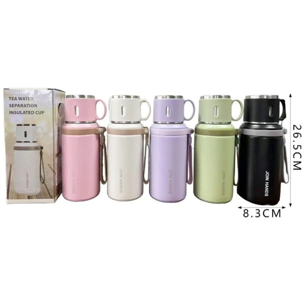 Taza térmica con tapa de acero (800 ml) 800ml por mayor en Chile