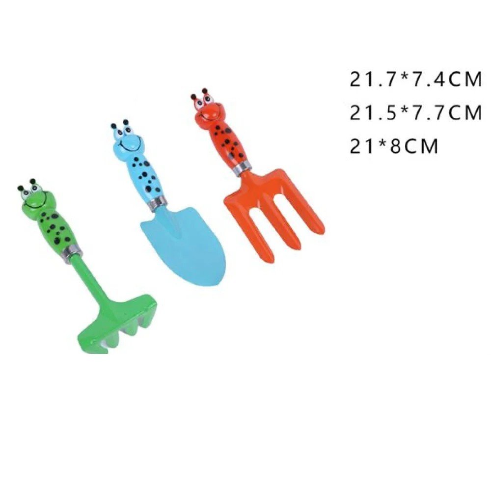 Pala afilada de 21.7 x 7.4 cm (tres tenedores. 21.5 x 7.7 cm (cuatro rastrillos) Juego de herramientas de 21 x 83 piezas 21,7X7,4-21X5,7-21X8 CM por mayor en Chile