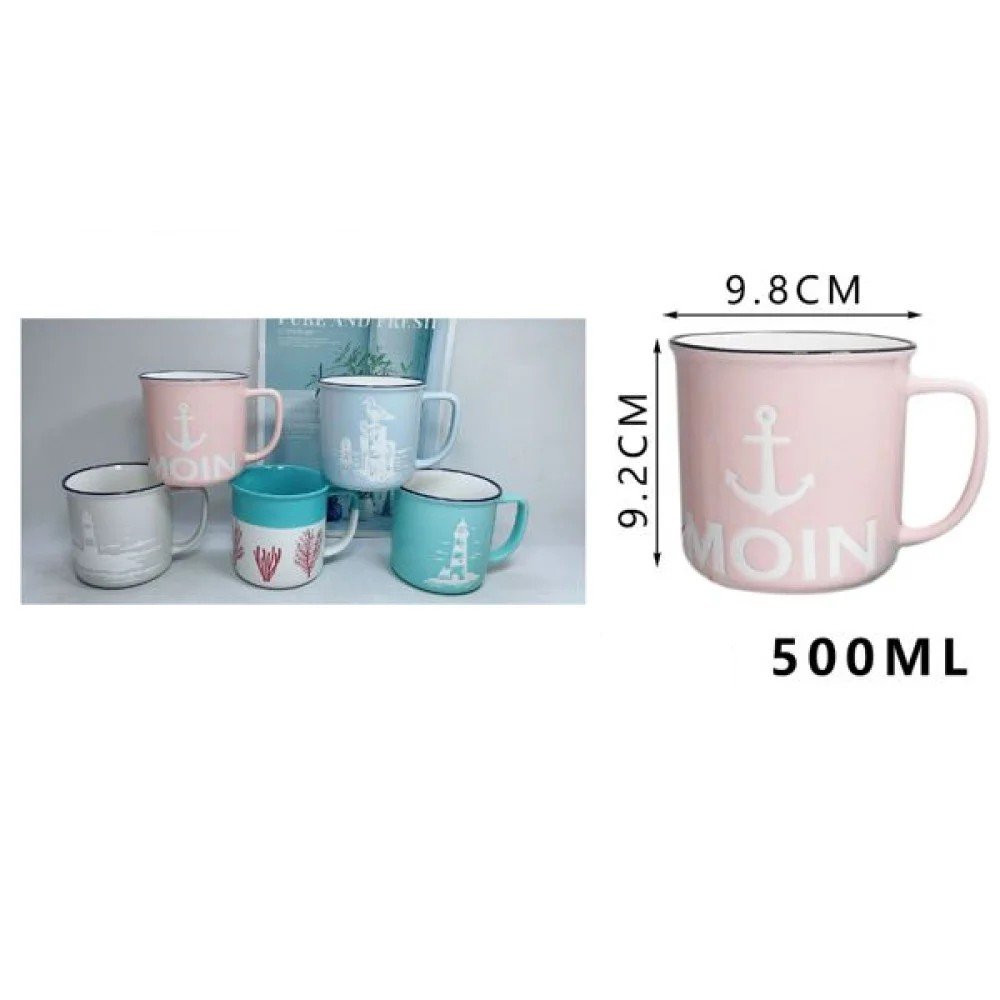 Taza de cerámica de 9,8 x 9,2 cm 9,2 X 9 CM por mayor en Chile