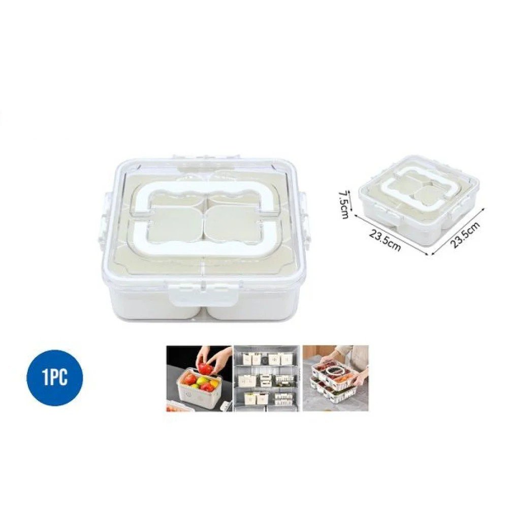 CAJA ORGANIZADORA DE NEVERA 23,5 X 23,5 X 7,5 CM por mayor en Chile