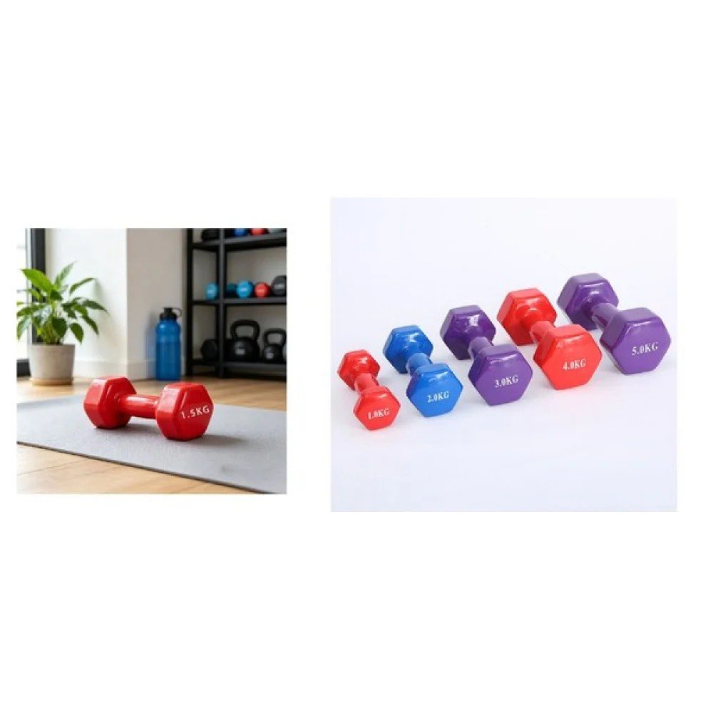 Mancuernas de 1.5 kg para mujer 1 Pza por mayor en Chile