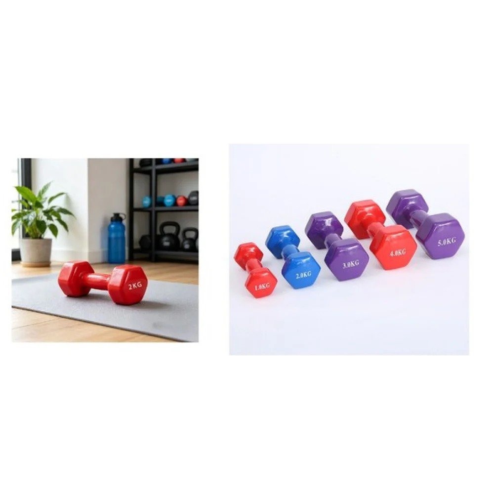 Mancuernas de 2 kg para mujer 1 Pza por mayor en Chile