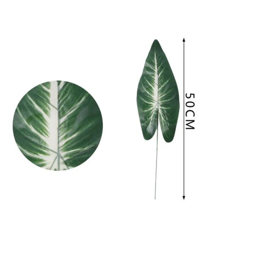 (12 piezas/cada una 95) pieza única de hierba de hoja/flor de elefante 50 CM por mayor en Chile