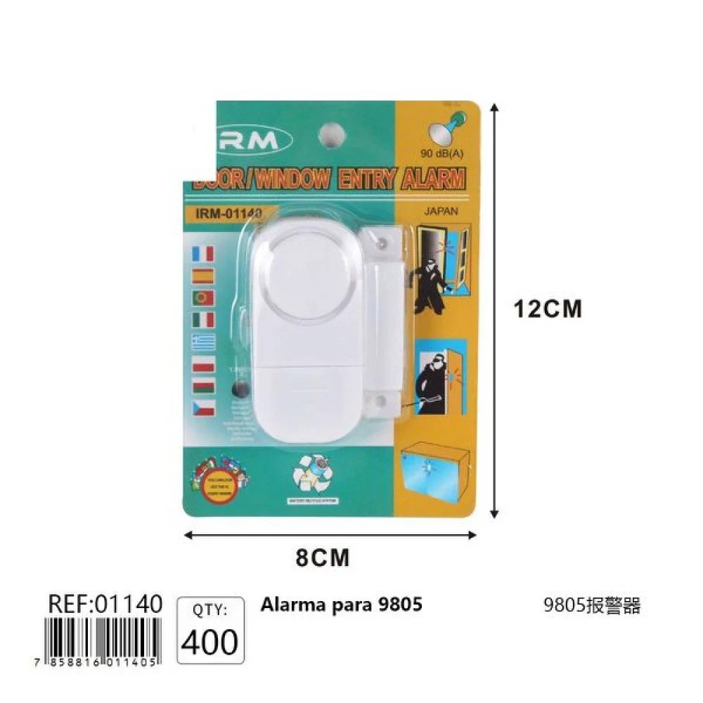 Alarma para Puertas y Ventanas 12 cm x 8 cm por mayor en Chile