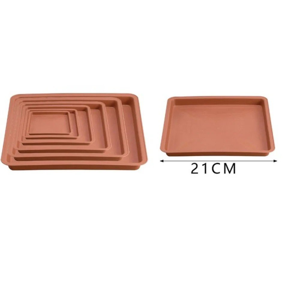21/Bandeja para maceta/Marrón 21 CM por mayor en Chile