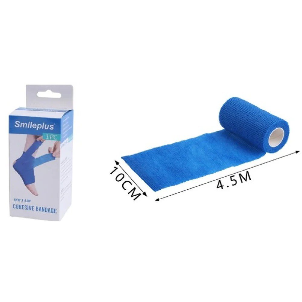 Venda elástica autoadhesiva azul de 10 cm x 4.5 m 10 X 4,5 cm por mayor en Chile