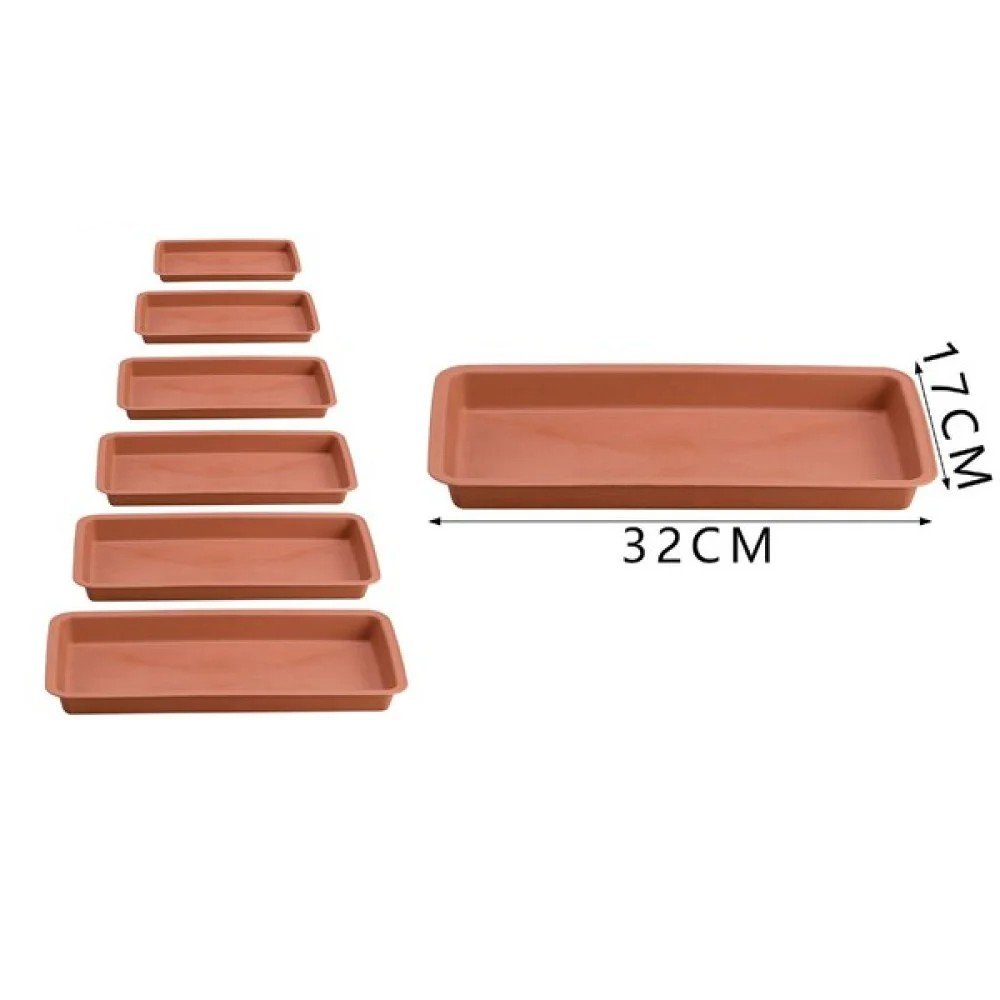 32*17/Bandeja para maceta/Marrón 32 X 17 CM por mayor en Chile