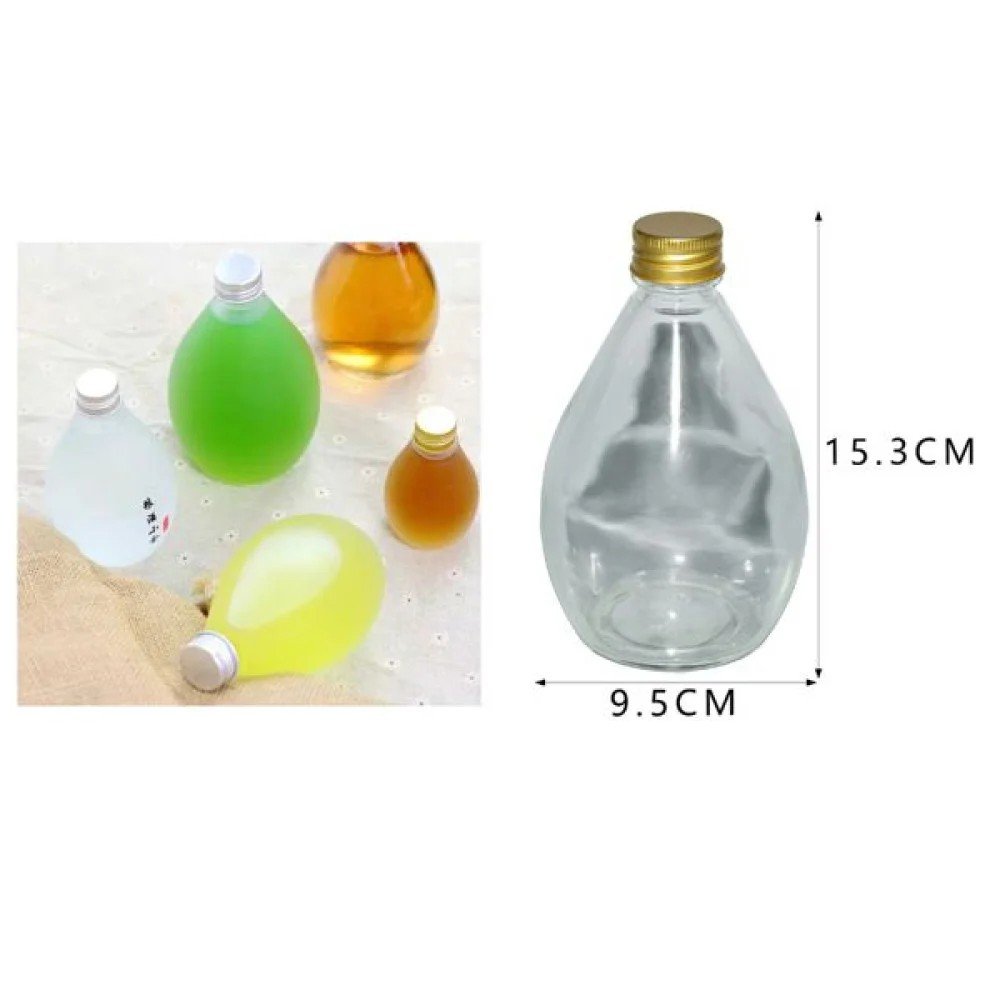 Botella cuentagotas transparente de 500 ml con tapón 500ml por mayor en Chile