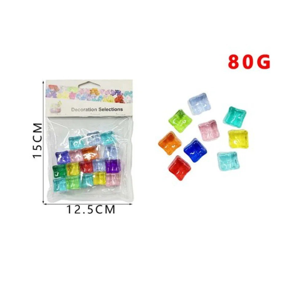 Mezcla de colores acrílicos cuadrados medianos 80G por mayor en Chile