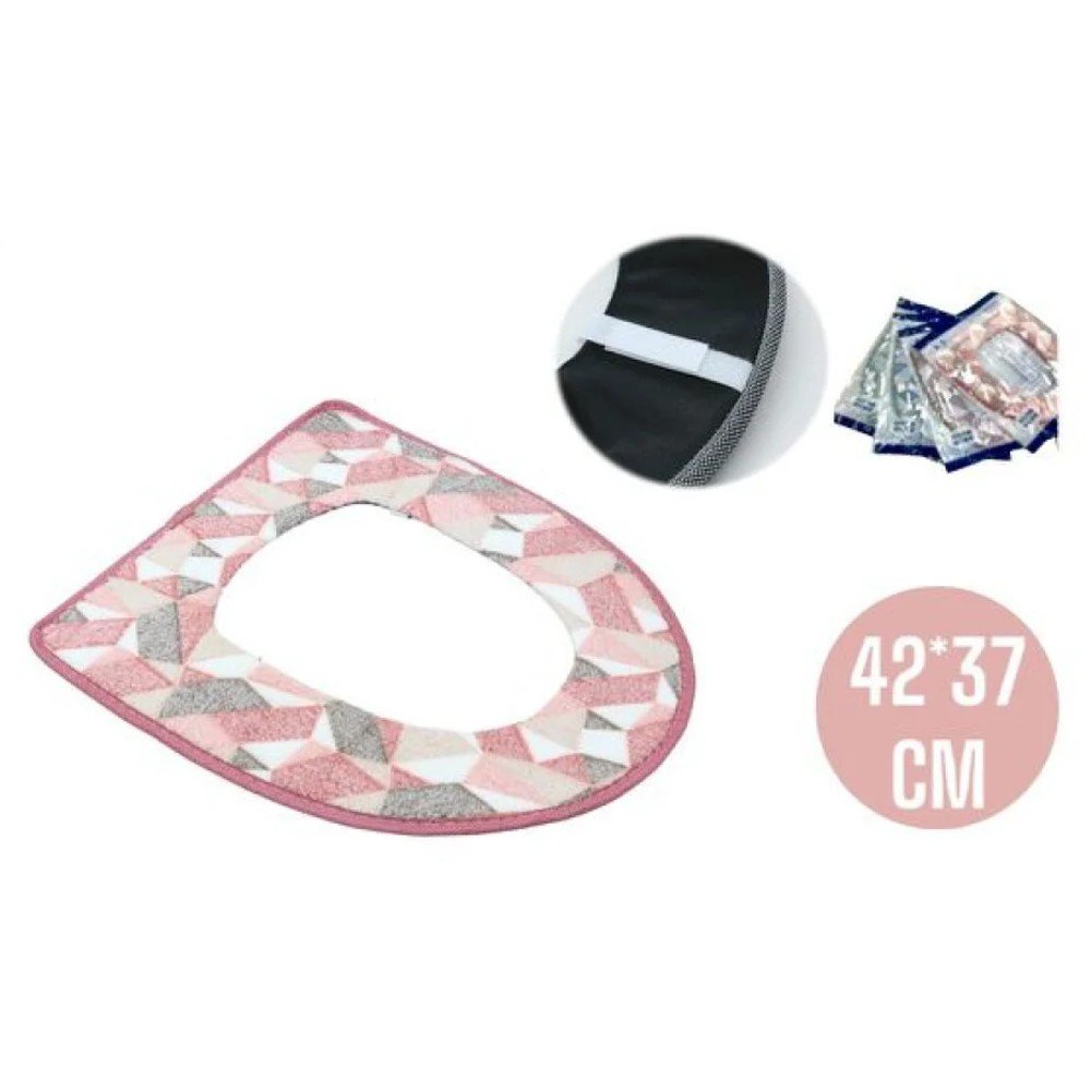 FUNDA ASIENTO WC BAÑO VELCRO 42 X 37 CM por mayor en Chile