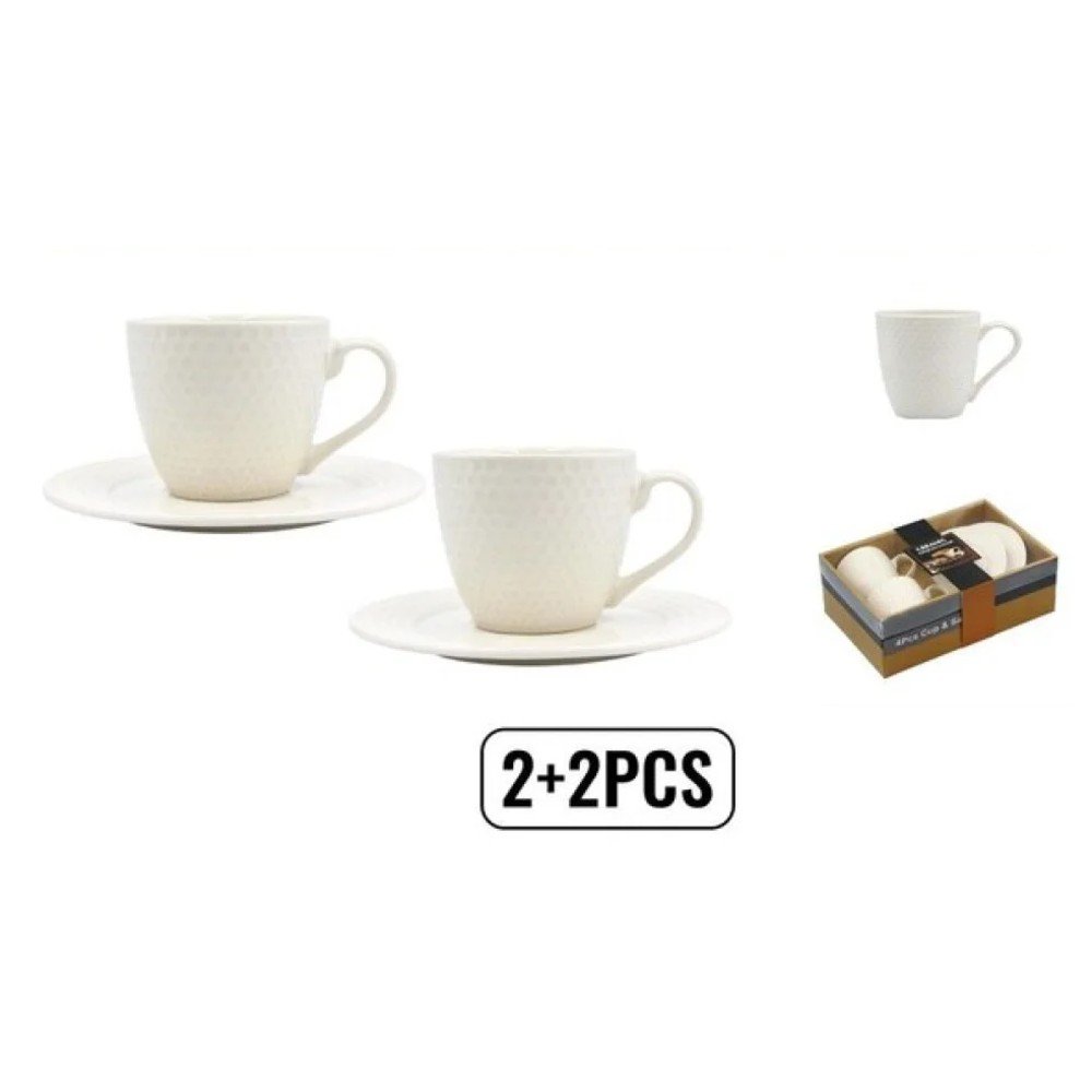 SET TAZA+PLATO 4 PZA por mayor en Chile