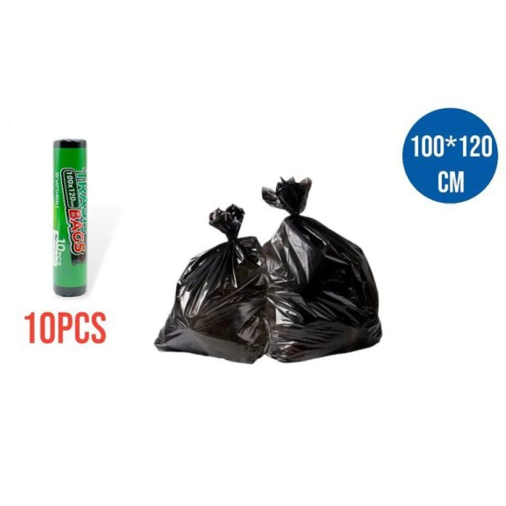 BOLSA BASURA SIN CIERRE 10 PZA-100 X 120 CM por mayor en Chile