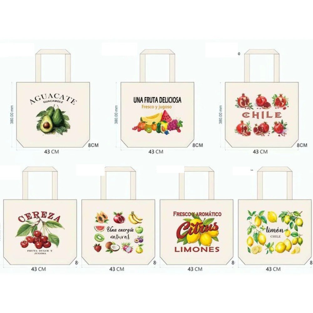 BOLSA LONA POLIESTER 38 X 42 CM por mayor en Chile