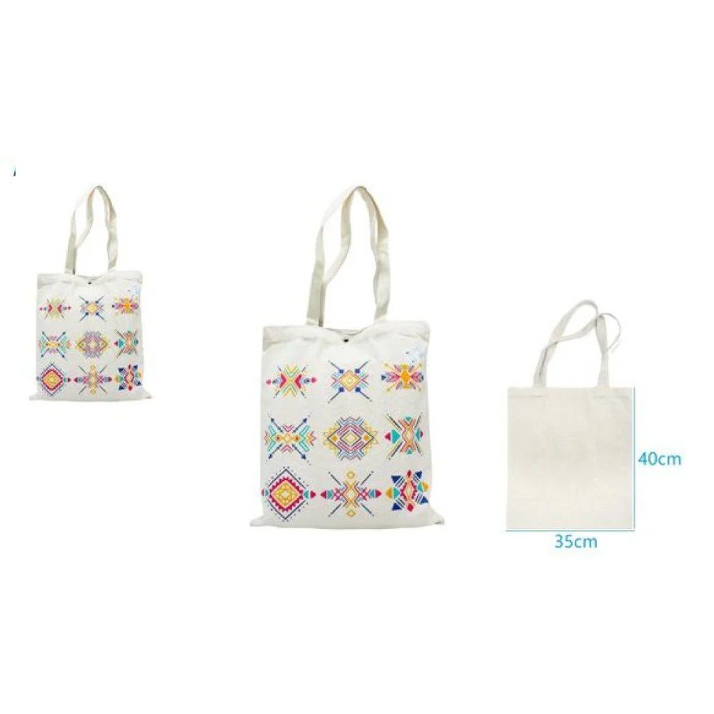 BOLSO CHALECO ESTAMPADA 35 X 40 CM por mayor en Chile