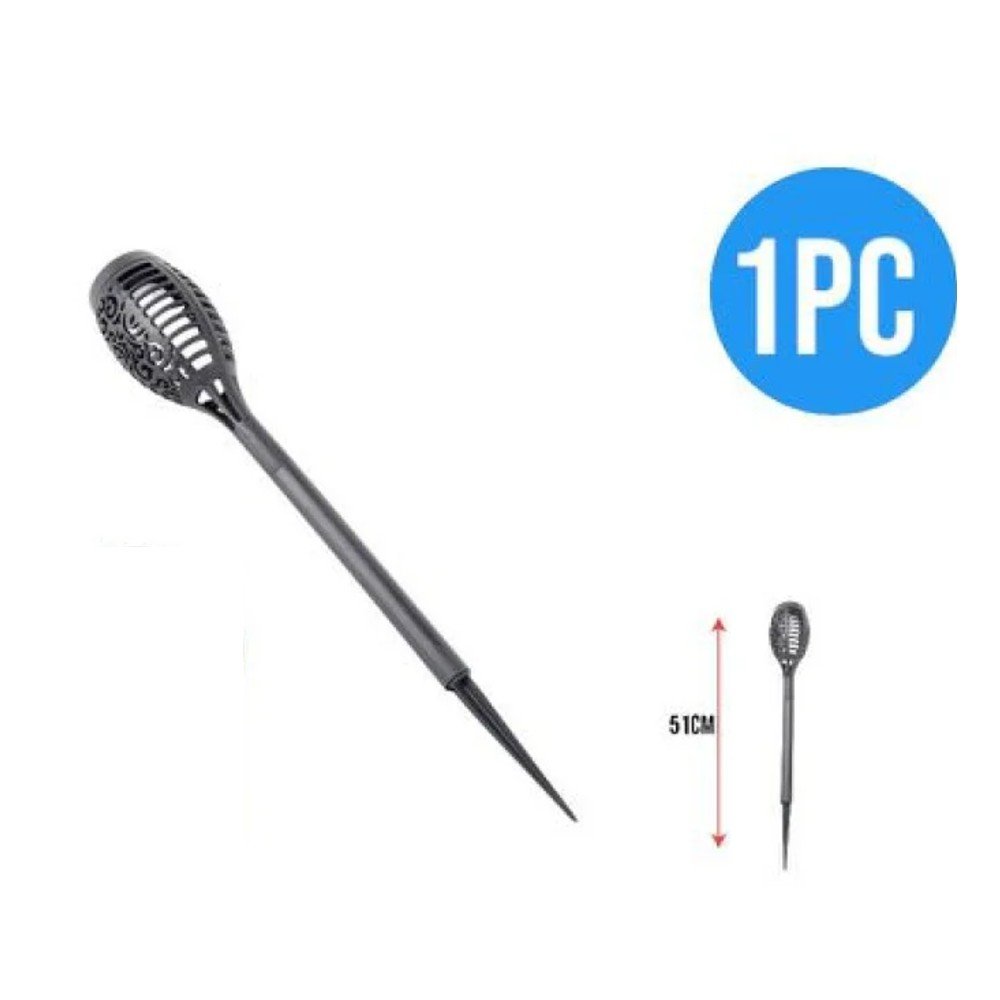 LUZ LED JARDIN NEGRO CABEZAL JAULA 51 CM por mayor en Chile