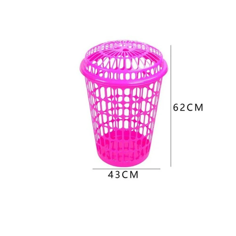 Cesta de ropa mediana con tapa 43 X 62 CM por mayor en Chile