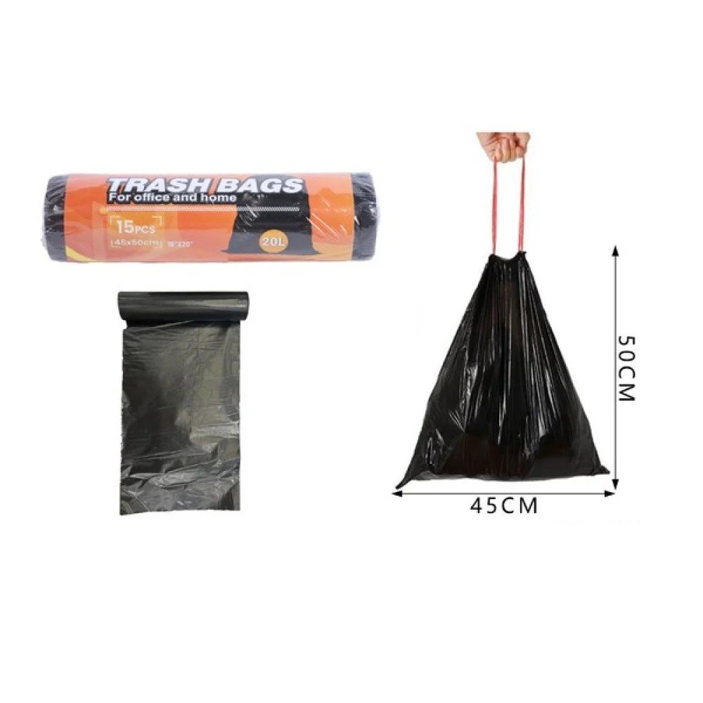 Cordón ajustable de 45*50 cm Bolsas de basura (20 L) 20L · 50 X45 cm por mayor en Chile