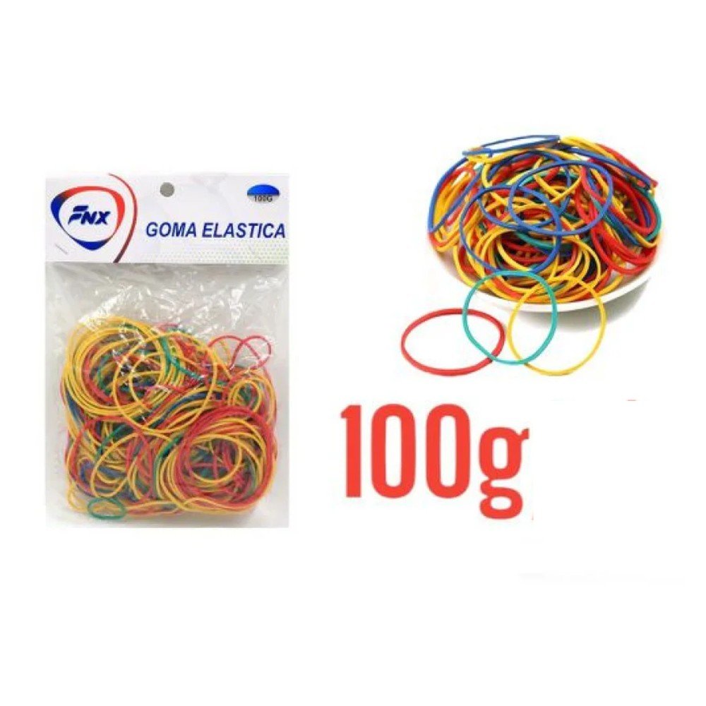 ELASTICOS DE COLORES 100 GR por mayor en Chile