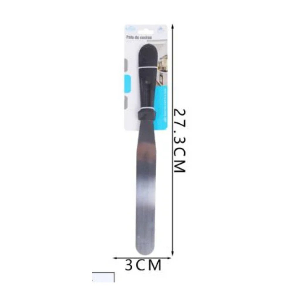 ESPATULA DE CREMA MANGO NEGRO 27,3 X 3 CM por mayor en Chile