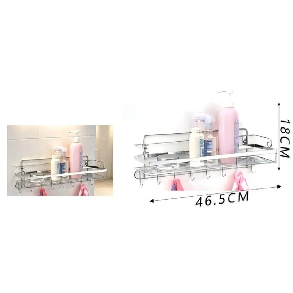 Estante de baño 18 X 46,5 CM por mayor en Chile