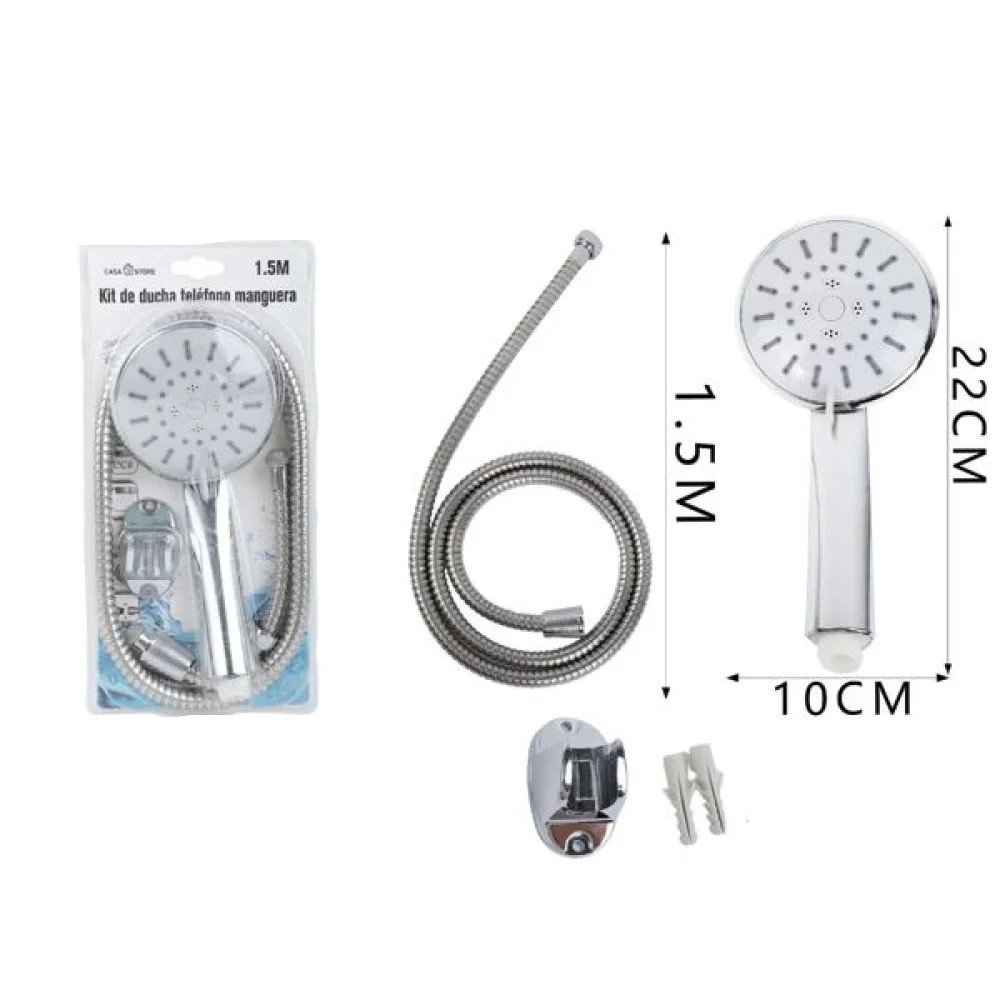 Rociador individual gris Z-4006 + manguera de 1.5 m / 22 X 10 CM-1,5M por mayor en Chile