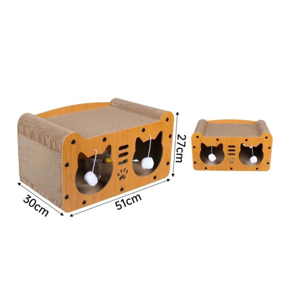 Rascador para Gatos Diseño Felino 27 X 30 X 51 CM por mayor en Chile